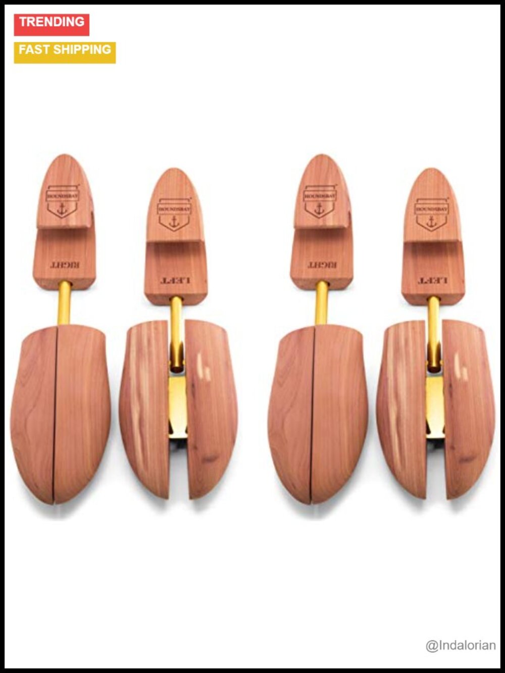 Cedar Shoe Tree 2 Pairs Aromatic Red Cedar Shoe Shaper Stretcher